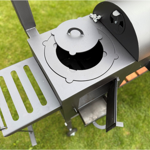 Мангал-гриль-барбекю 5 мм с печкой усилен на 13 шампуров