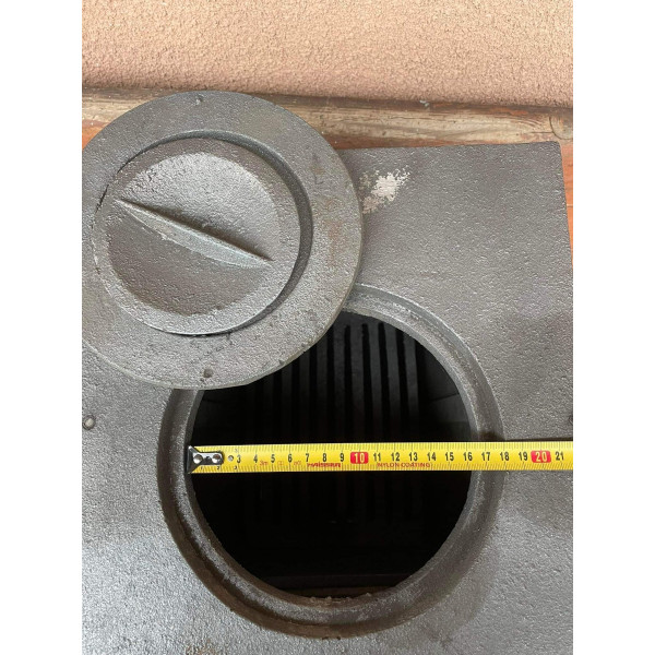 Буржуйка чавунна на 50 кв м