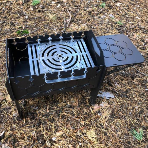 Мангал-барбекю 3 мм розбірний на 7 шампурів