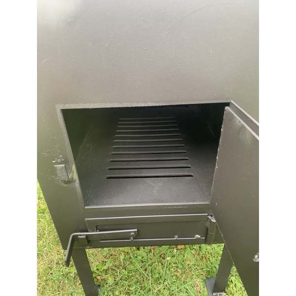 Піч 4 мм буржуйка опалювально-варильна до 40 кв м + кочерга у подарунок