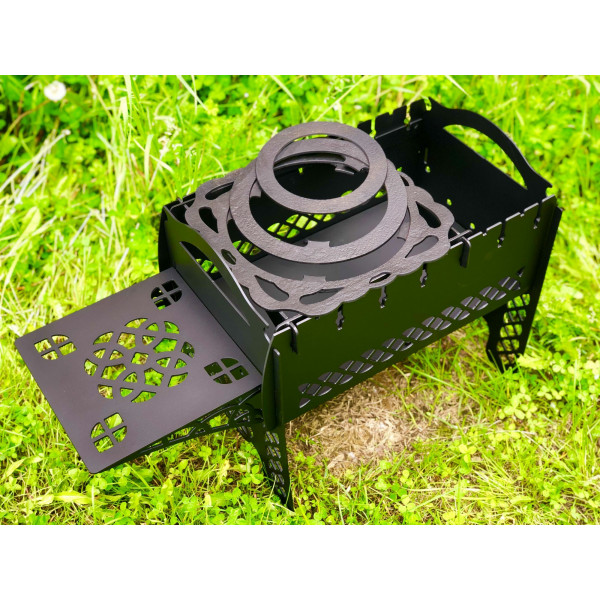 Мангал-барбекю 3 мм на 12 шампурів