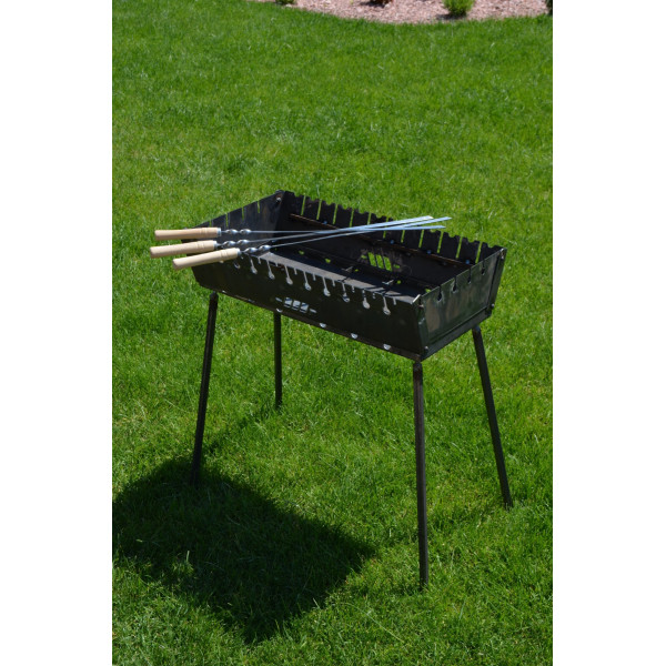 Мангал-чемодан на 12 шампурів