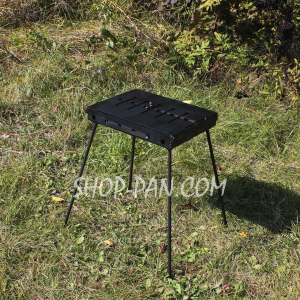 Чехол черный (оксфорд) для мангала-чемодана на 10 шампуров