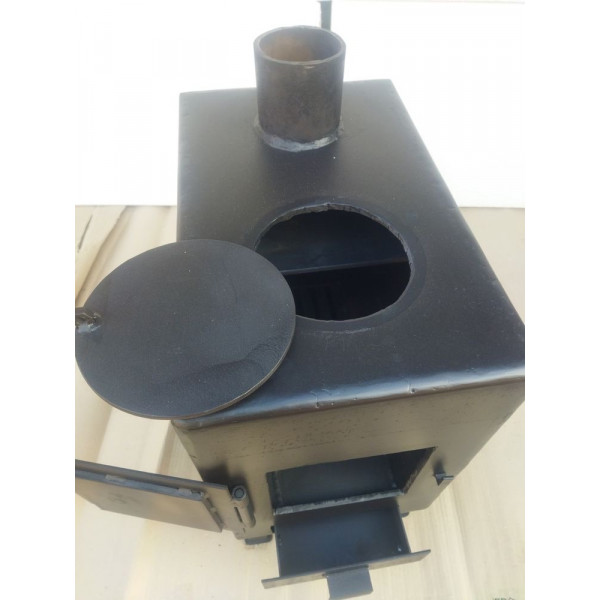 Піч буржуйка 8 мм опалювально-варильна