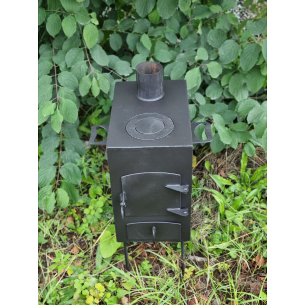 Піч буржуйка опалювально-варильна 3 мм до 30 кв м