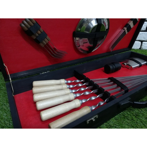 Набір шампурів подарунковий BLACK BOX (K-010)