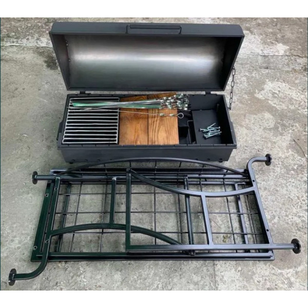 Мангал-барбекю 5 мм на 13 шампурів