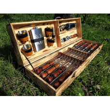 Набір шампурів КИЗЛЯР подарунковий в кейсі (2031)