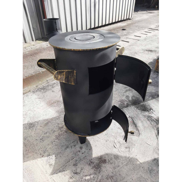 Піч буржуйка 6 мм опалювально-варильна