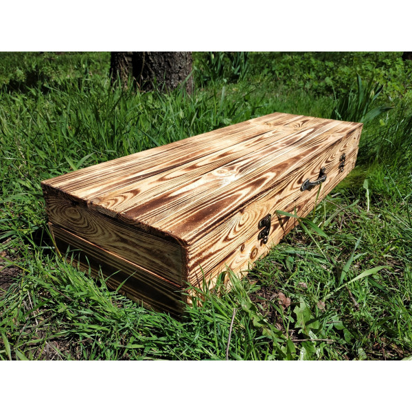 Набор подарочных шампуров в деревянном кейсе (2025)