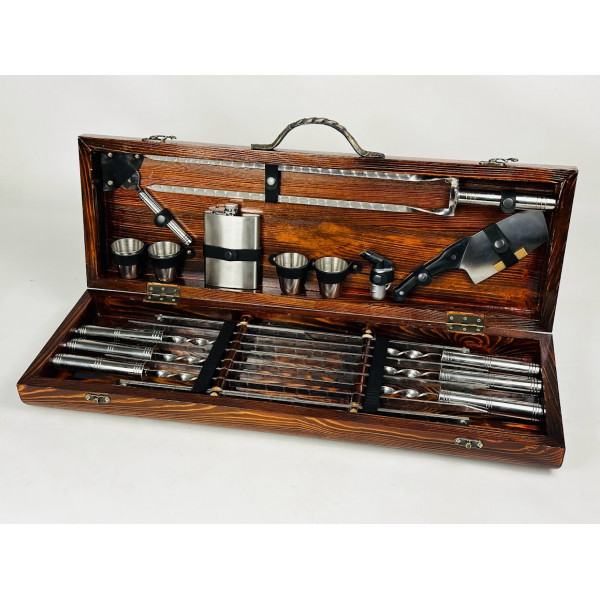 Набор подарков шампуров Silver Black (7904)