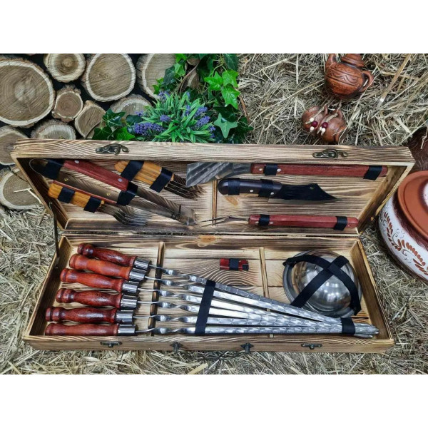 Набір шампурів подарунковий (L-201)