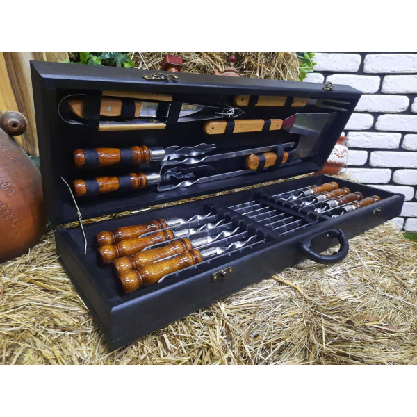 Набір шампурів у кейсі (L-205)