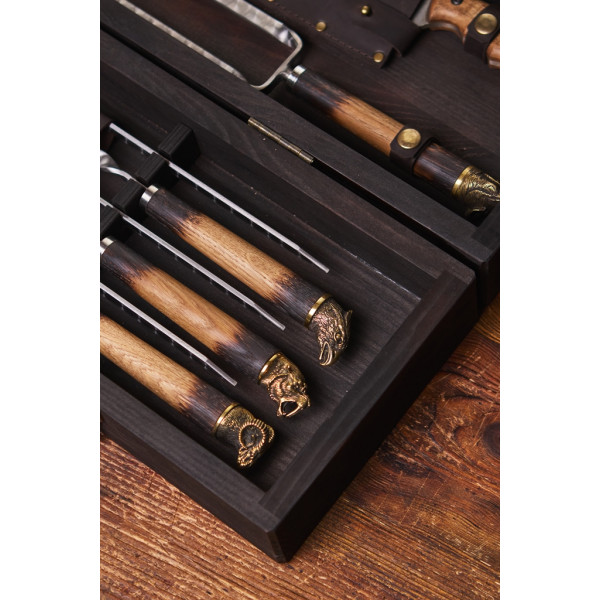 Преміальний набір шампурів Родео у кейсі