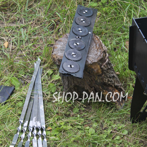Автоматическая шашлычница SHOP-PAN на 6 шампуров