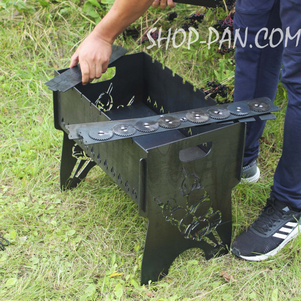 Автоматическая шашлычница SHOP-PAN на 8 шампуров