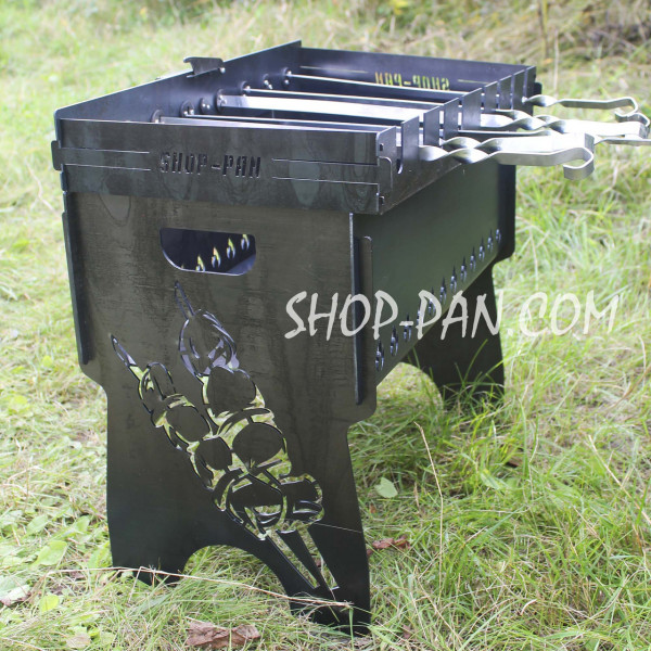 Автоматическая шашлычница SHOP-PAN на 8 шампуров