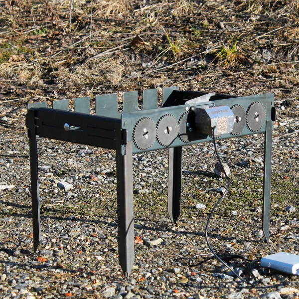 Автоматическая шашлычница SHOP-PAN на ножках на 6 шампуров