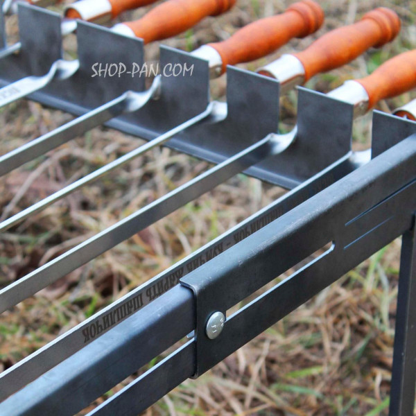 Автоматическая шашлычница SHOP-PAN на ножках на 8 шампуров