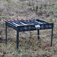 Автоматическая шашлычница SHOP-PAN на ножках на 8 шампуров