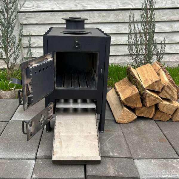 Буржуйка для опалення з конвекцією