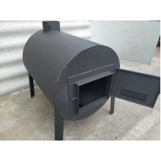 Буржуйка опалювальна 6 мм до 50 кв. м.