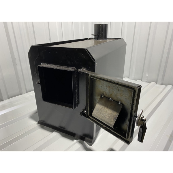 Буржуйка отопительная с кожухом