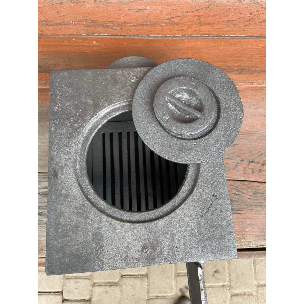 Буржуйка чавунна на 25 кв м