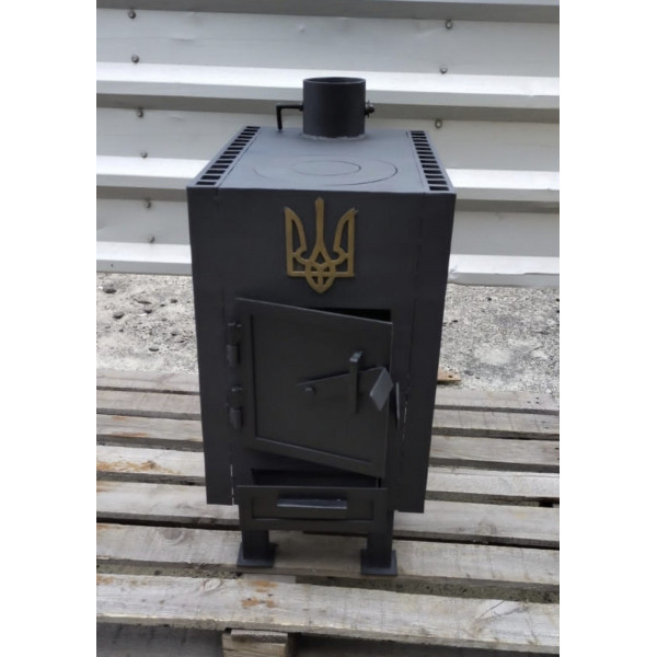 Високоефективна піч буржуйка з радіаторами та варильною поверхнею
