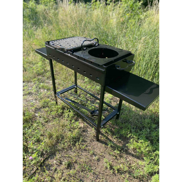 Мангал 5 мм з решіткою та підставкою під казан