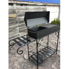 Мангал-барбекю 4 мм на 12 шампуров