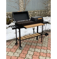 Мангал-гриль 5 мм с решеткой, подставкой под котел и двумя крышками