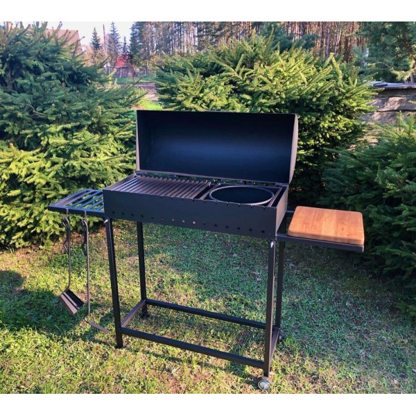 Мангал-гриль 5 мм на 11 шампурів + ПОДАРУНОК