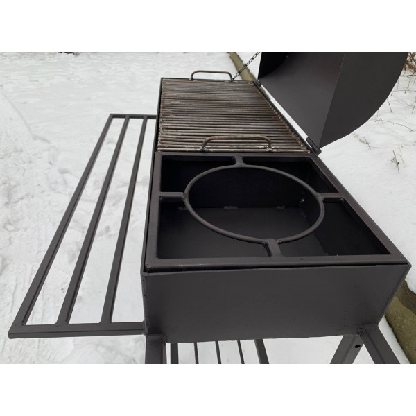 Мангал-гриль 5 мм на 11 шампуров с решеткой-гриль и подставкой под котел + ПОДАРОК