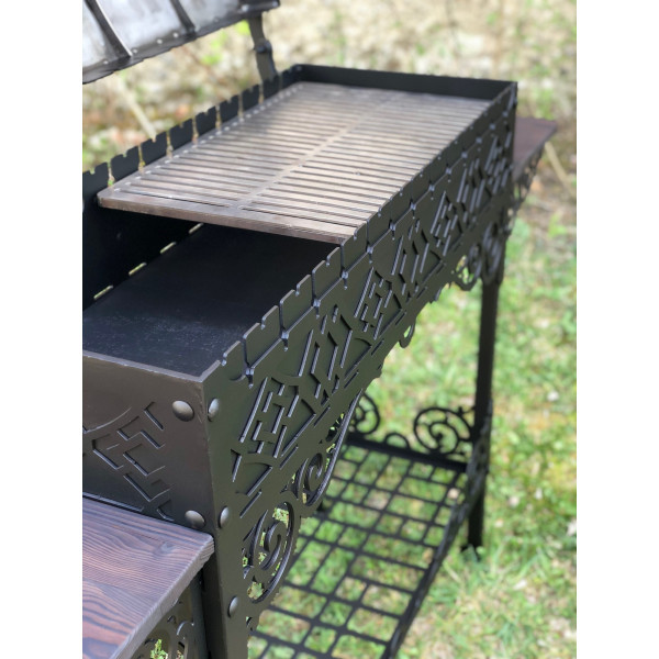 Мангал-гриль Diamond з підставкою під казан + подарунок