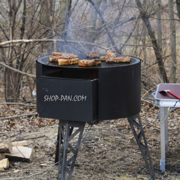 Мангал-гриль Реберня SHOP-PAN для дома, кафе, ресторана