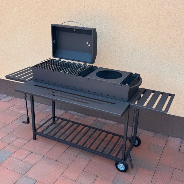 Мангал-гриль-барбекю 4 мм на 15 шампурів