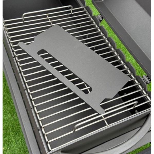 Мангал-гриль-барбекю 4 мм на 15 шампурів з решіткою-гриль та підставкою під казан