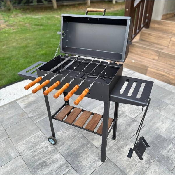 Мангал-гриль-барбекю 4 мм на 8 шампурів