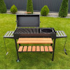 Мангал-гриль-барбекю 5 мм на 13 шампурів з решіткою та підставкою