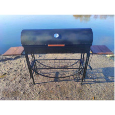 Мангал гриль разборный на 16 шампуров, 5 мм + ПОДАРОК