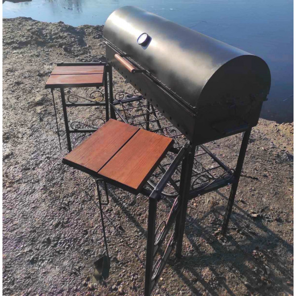 Мангал гриль разборный на 16 шампуров, 5 мм + ПОДАРОК