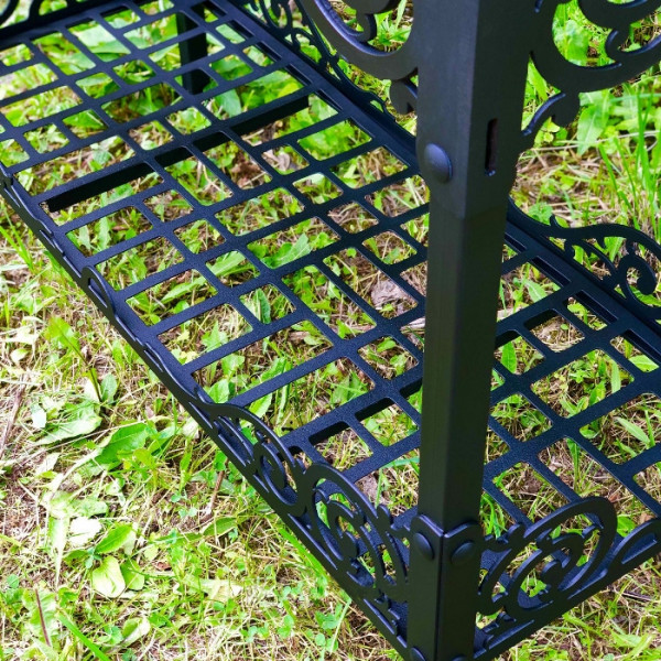 Мангал с крышей 6 мм на 13 шампуров с подставкой под казан