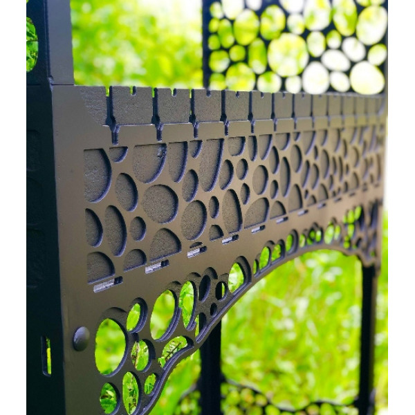 Мангал с крышей на 13 шампуров и подставкой под казан