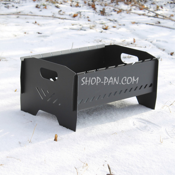 Мангал мини-разборный крашеный на 8 шампуров