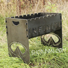 Мангал розбірний INFINITI з індивідуальним надписом - подарунковий