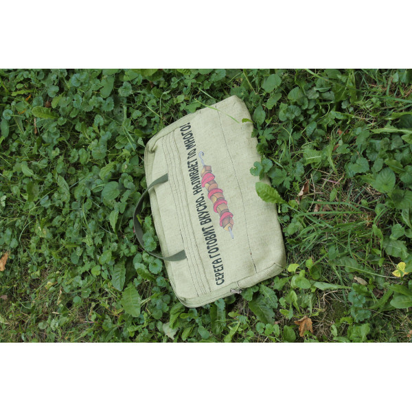 Мангал розбірний LEXUS з індивідуальним надписом - подарунковий