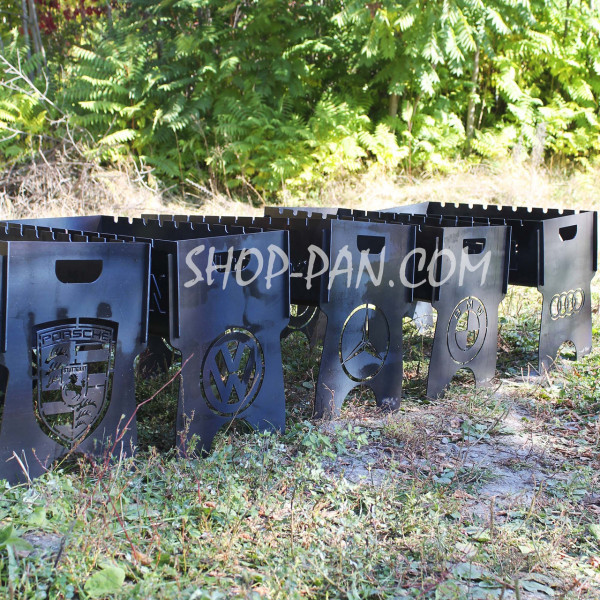 Мангал разборный Mercedes-Benz с индивидуальной гравировкой – на подарок