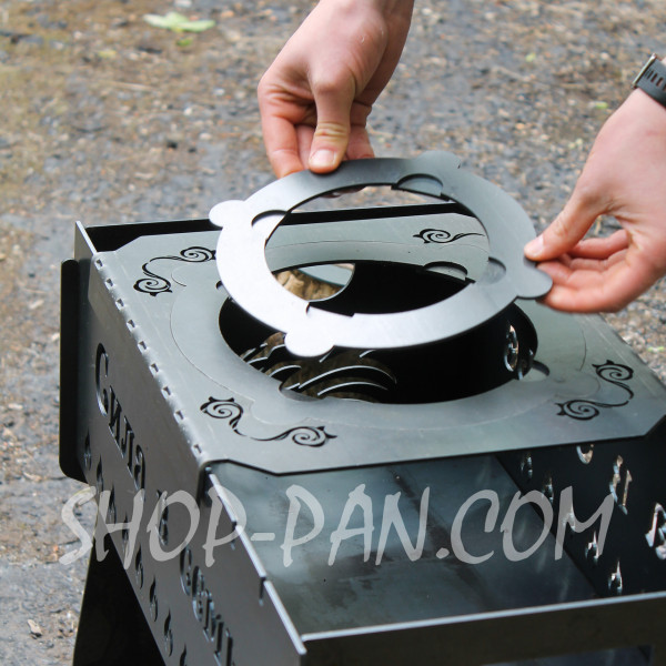 Мангал разборный Mercedes-Benz с индивидуальной гравировкой – на подарок