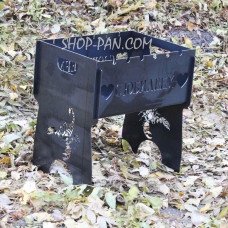 Мангал разборный С ЮБИЛЕЕМ с индивидуальной гравировкой